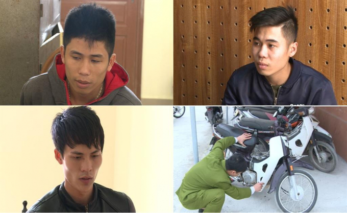 Thái Bình: Bắt nhóm thanh niên 9x trộm cắp tài sản còn cố ý gây thương tích