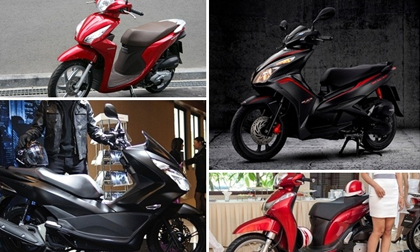 Giá xe máy Honda sau Tết: Honda SH, Honda AirBlade, Lead