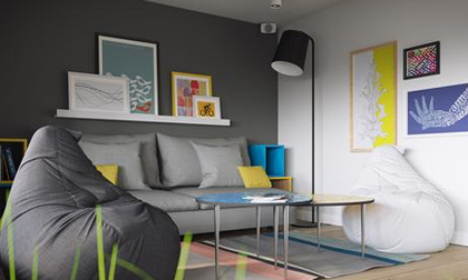 Thiết kế tối ưu cho căn hộ 34m2