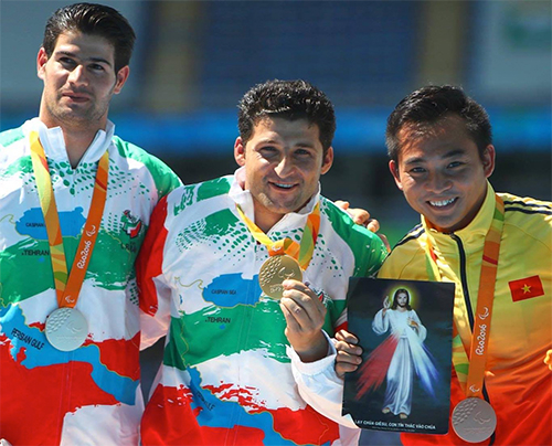 Cao Ngoc Hùng giành HCĐ ném lao tại Thế vận hội Paralympic Rio 2016. 
