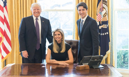 Ivanka là phụ nữ đầu tiên ngồi lên ghế tổng thống Mỹ
