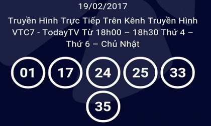 Kết quả xổ số Vietlott ngày 19/2: Giải đặc biệt 41 tỷ đã có chủ