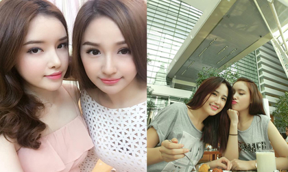 Tạo dáng nhí nhảnh, chị em Mai Phương Thúy bị nhận nhầm là học sinh cấp 3