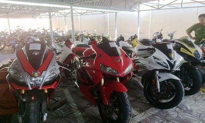 Dàn mô tô khủng” nhập lậu ở miền Tây bị tịch thu