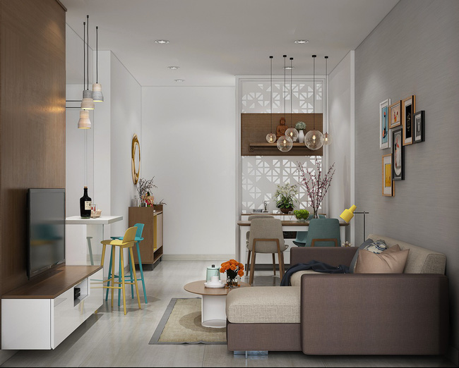 Thiết kế xinh yêu, hợp lý thế này thì căn hộ nhỏ cũng dư sức khiến bạn yêu từ cái nhìn đầu tiên - Ảnh 2.
