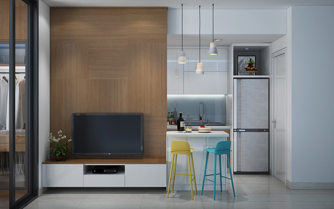 Thiết kế xinh yêu, hợp lý thế này thì căn hộ nhỏ cũng dư sức khiến bạn yêu từ cái nhìn đầu tiên - Ảnh 3.