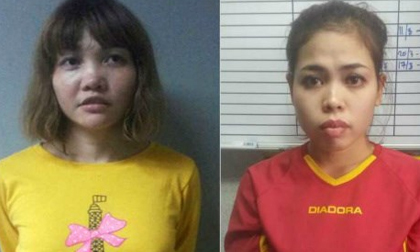 Hôm nay, 2 nữ nghi phạm sát hại ông Kim Jong Nam ra hầu tòa