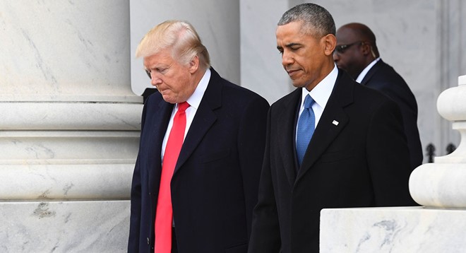 Ong Obama phu nhan nghe len dien thoai cua ong Trump hinh anh 1