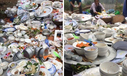 Núi cao vực sâu cũng không khiến nàng dâu nản lòng bằng việc 1 mình rửa 'bãi chiến trường' thế này