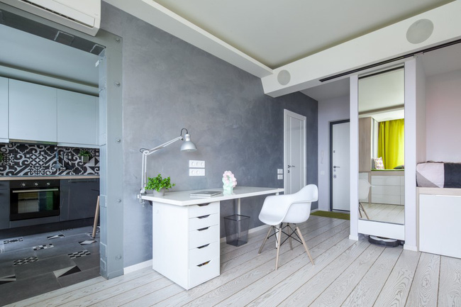Căn hộ 42m² rộng thênh thang, đẹp mê mải với thiết kế không góc chết, không chi tiết thừa - Ảnh 8.