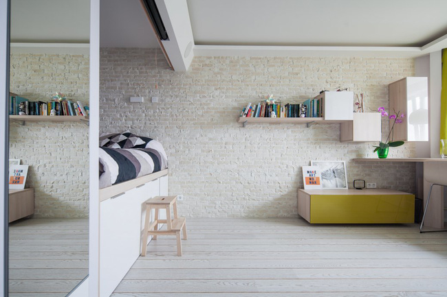 Căn hộ 42m² rộng thênh thang, đẹp mê mải với thiết kế không góc chết, không chi tiết thừa - Ảnh 3.