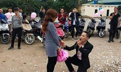 '500 anh em' dàn hàng xe hình trái tim giúp chàng trai có màn tỏ tình ngọt lịm