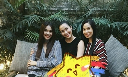 Bụng bầu vượt mặt, Tăng Thanh Hà vẫn đi gặp 'tình cũ'