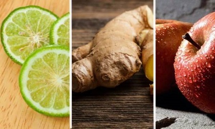 Nước ép táo, chanh và gừng: Quyét sạch đường ruột, ngăn ngừa ung thư đại tràng