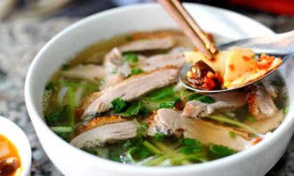 Cách làm phở vịt quay ngon ngất ngây của xứ Lạng