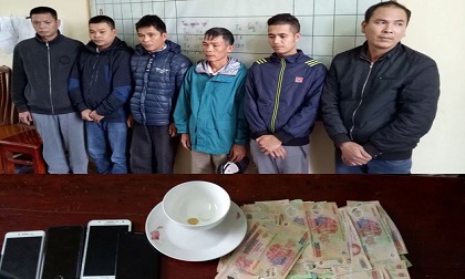Thái Bình: Triệt phá sới bạc thu giữ gần 100 triệu đồng