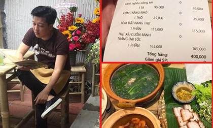 Nhà hàng của Trường Giang tố khách hàng đặt điều về mâm cơm 'đắt đỏ'