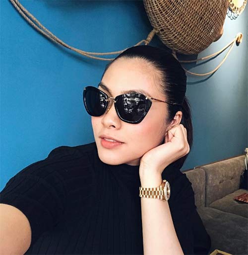con gai tron 10 ngay tuoi, tang thanh ha lan dau tien khoe anh 