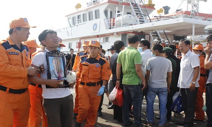 Nước mắt tiễn biệt thuyền viên tàu Hải Thành 26
