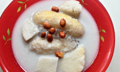 Ngọt ngào như chè chuối chưng của ngoại