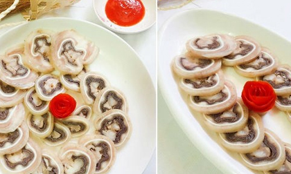 Tai heo cuộn mộc nhĩ giòn sần sật khiến cả nhà mê tít