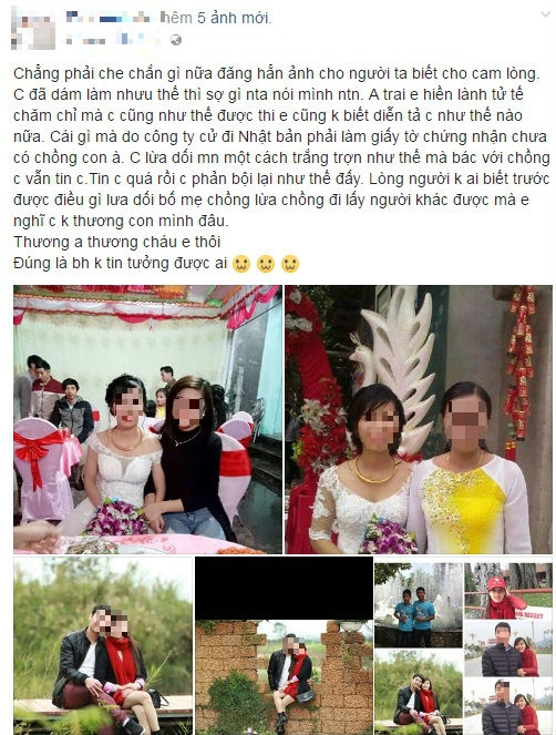 Nang dau lua doi nha chong, len lut dam cuoi voi chong moi