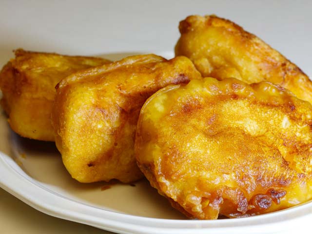 cach lam banh chuoi chien gion rum, an mai khong ngan hinh anh 5