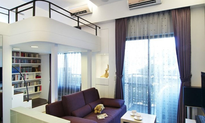 Căn hộ nhỏ vỏn vẹn 23m² được bố trí đẹp như căn hộ cao cấp
