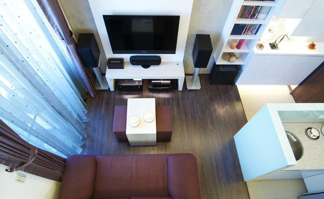 Căn hộ nhỏ vỏn vẹn 23m² được bố trí đẹp như căn hộ cao cấp - Ảnh 1.