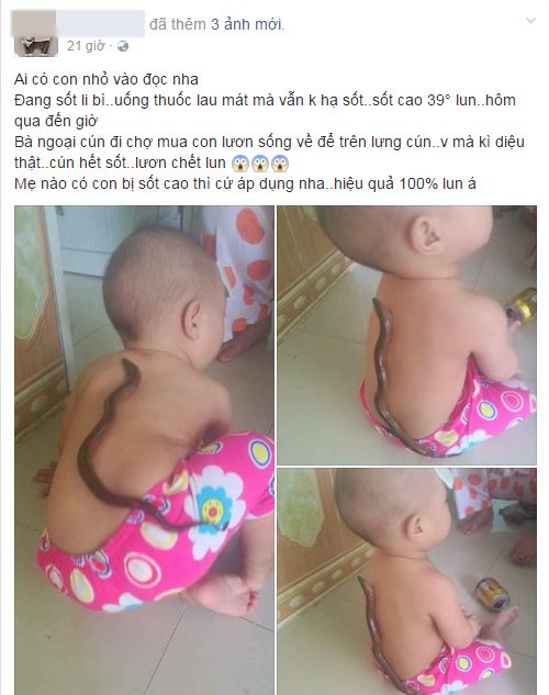 thuc hu hieu qua viec ha sot nhanh cho tre bang... luon song - 1