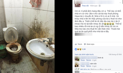 Khách trọ nữ ở bẩn nhất Vịnh Bắc Bộ: ra đi bỏ lại sau lưng nhà tắm mốc meo, đen kịt
