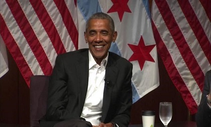 Ông Obama lần đầu xuất hiện trước công chúng kể từ khi rời Nhà Trắng