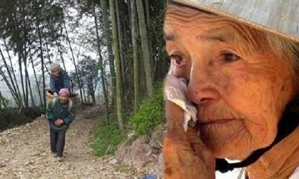 Con trai không muốn nuôi mẹ già, định cõng bà lên núi bỏ lại