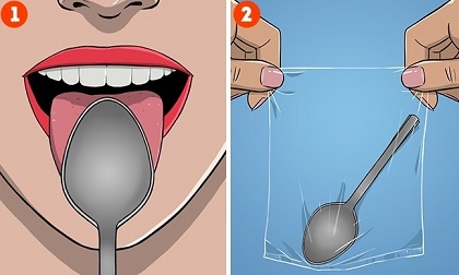 Mẹo test nhanh tình trạng sức khỏe chỉ với 1 chiếc thìa