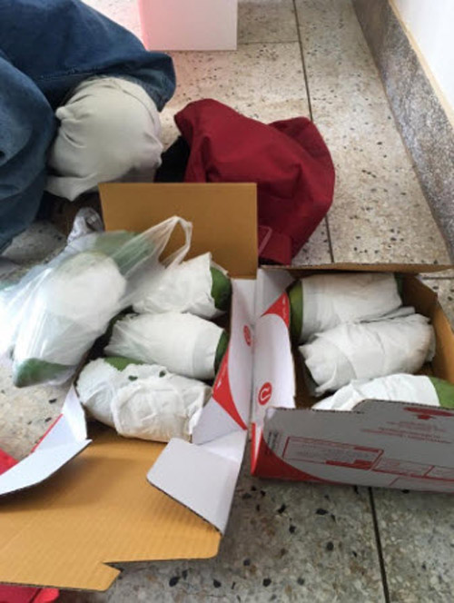 nghen ngao canh cha gia khac kho vac thung xoai di bo 20 km gui cho con - 2