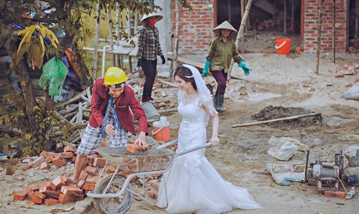 “phat sot” voi bo anh cuoi co dau, chu re di... phu ho hinh anh 2