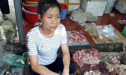 Xác minh hai người phụ nữ đổ chất thải lên thịt heo