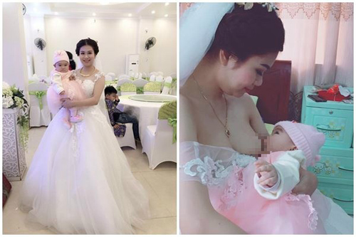 co dau xinh lung linh vua to chuc dam cuoi vua cho con bu duoc ung ho nhiet tinh - 1