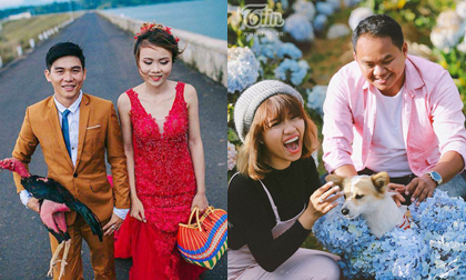 Cô dâu chú rể Việt và những bộ ảnh cưới độc lạ có sự xuất hiện của 'kẻ thứ ba'