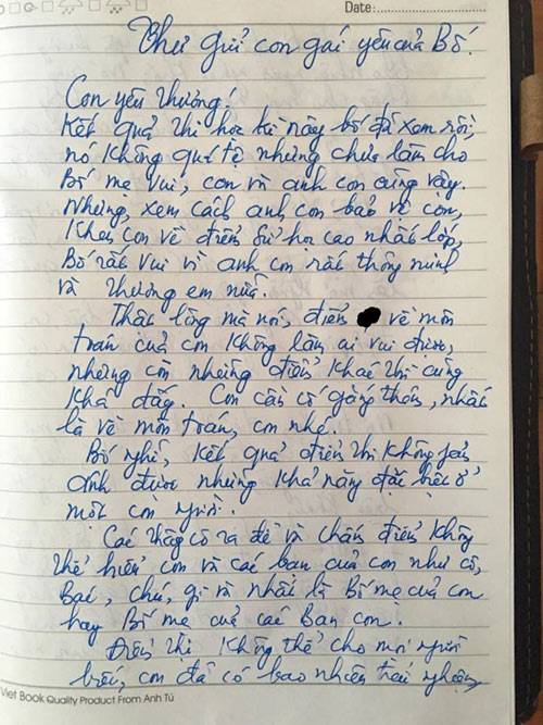 tam thu bo gui con gai bi diem kem mon toan khien nhieu bac cha me phai tinh ngo - 1
