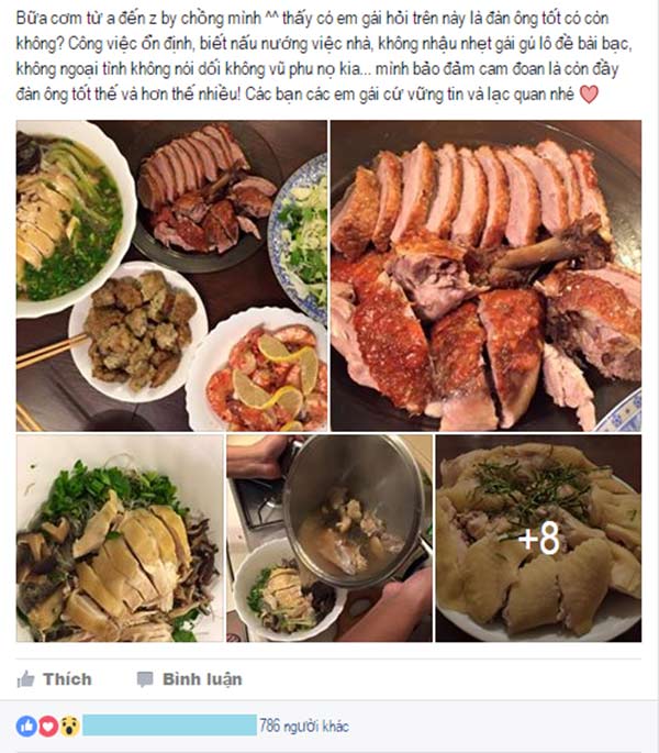 den nha ban trai, co gai chi viec ngoi choi, duoc nguoi yeu tiep dai mam com nhu 