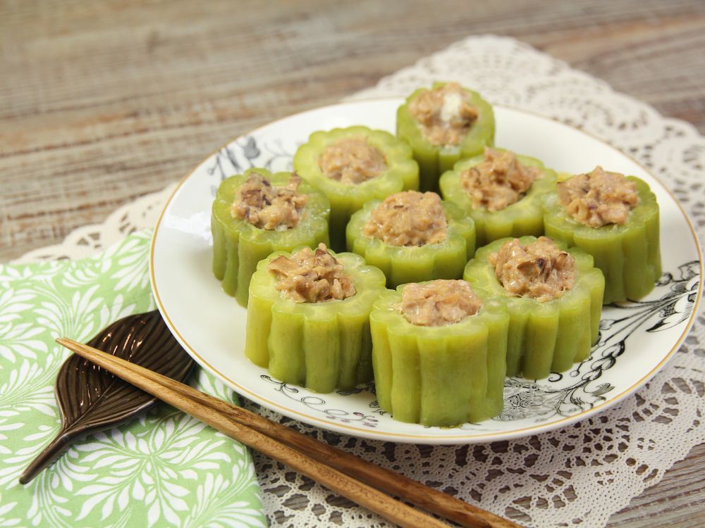 Mướp đắng nhồi thịt thanh nhiệt giải độc cho mùa nóng - 1