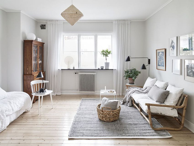 Căn hộ vỏn vẹn 30m² đẹp lãng mạn nhờ trang trí theo phong cách Vintage - Ảnh 2.