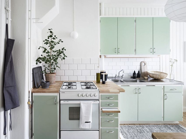 Căn hộ vỏn vẹn 30m² đẹp lãng mạn nhờ trang trí theo phong cách Vintage - Ảnh 5.