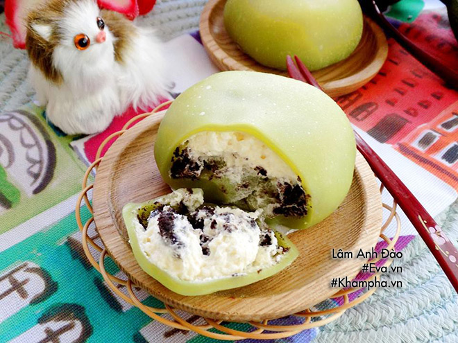 banh mochi la dua kem tuoi sau rieng mat lanh tuyet ngon - 11