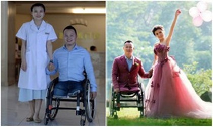 Chuyện tình cổ tích giữa đời thực của chàng trai cụt chân đầy nghị lực và cô y tá xinh đẹp, tài năng
