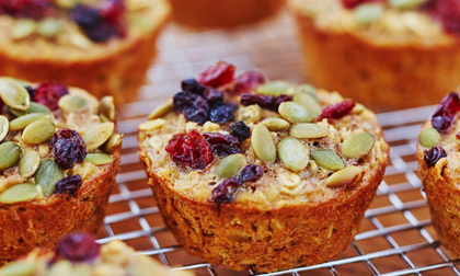 Bữa sáng dinh dưỡng mà lành mạnh với bánh muffin siêu ngon