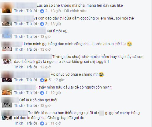 Đăng ảnh để bêu chị dâu vụng gọt mướp trơ ruột, em chồng bị dân mạng chửi sấp mặt - Ảnh 5.