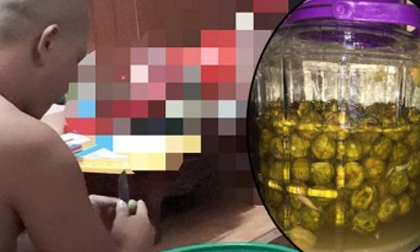 Phát hờn vì anh chồng “hổ báo” cứ mùa sấu là cạo vỏ từng quả làm sấu ngâm đường cho vợ