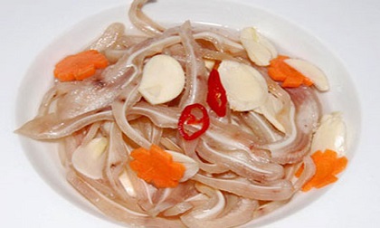 Học cách làm tai heo ngâm chua ngọt, giòn giòn ngon miễn chê